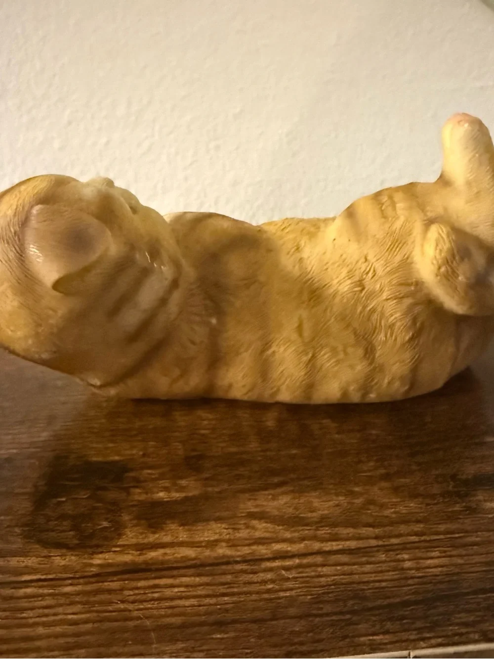 Vintage Scottish Fold Cat Figurine